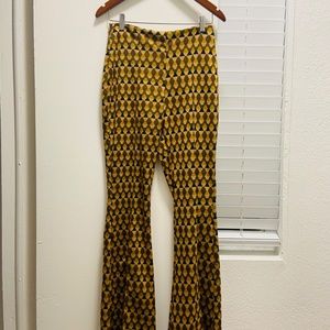 Zara Geometric Flare Pants